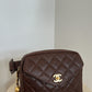Chanel caviar brown bumbag