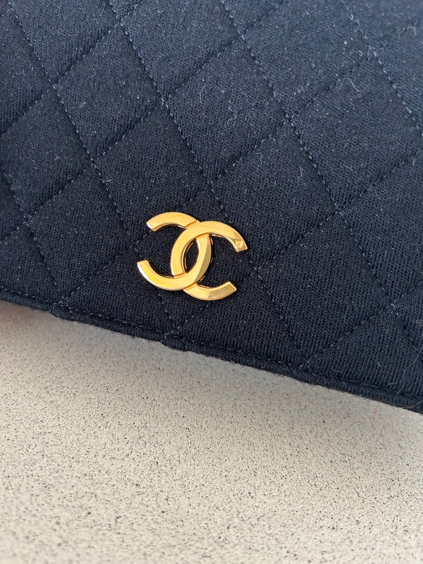 Chanel Diamond Flap Cotton Bag