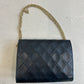 Chanel quilted single flap bag