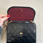 Chanel quilted single flap bag