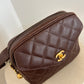 Chanel caviar brown bumbag