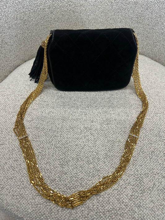 Chanel suede bag