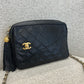 Chanel Camera Bag Black Leather