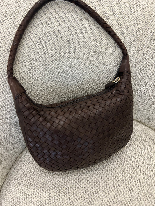 Bottega Veneta Vintage Intrecciato Brown