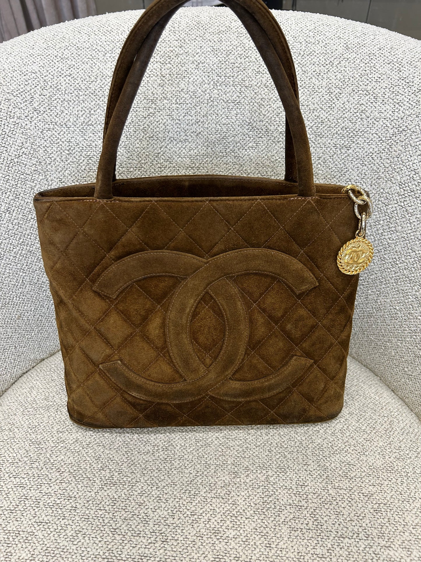 Chanel Suede Medalion
