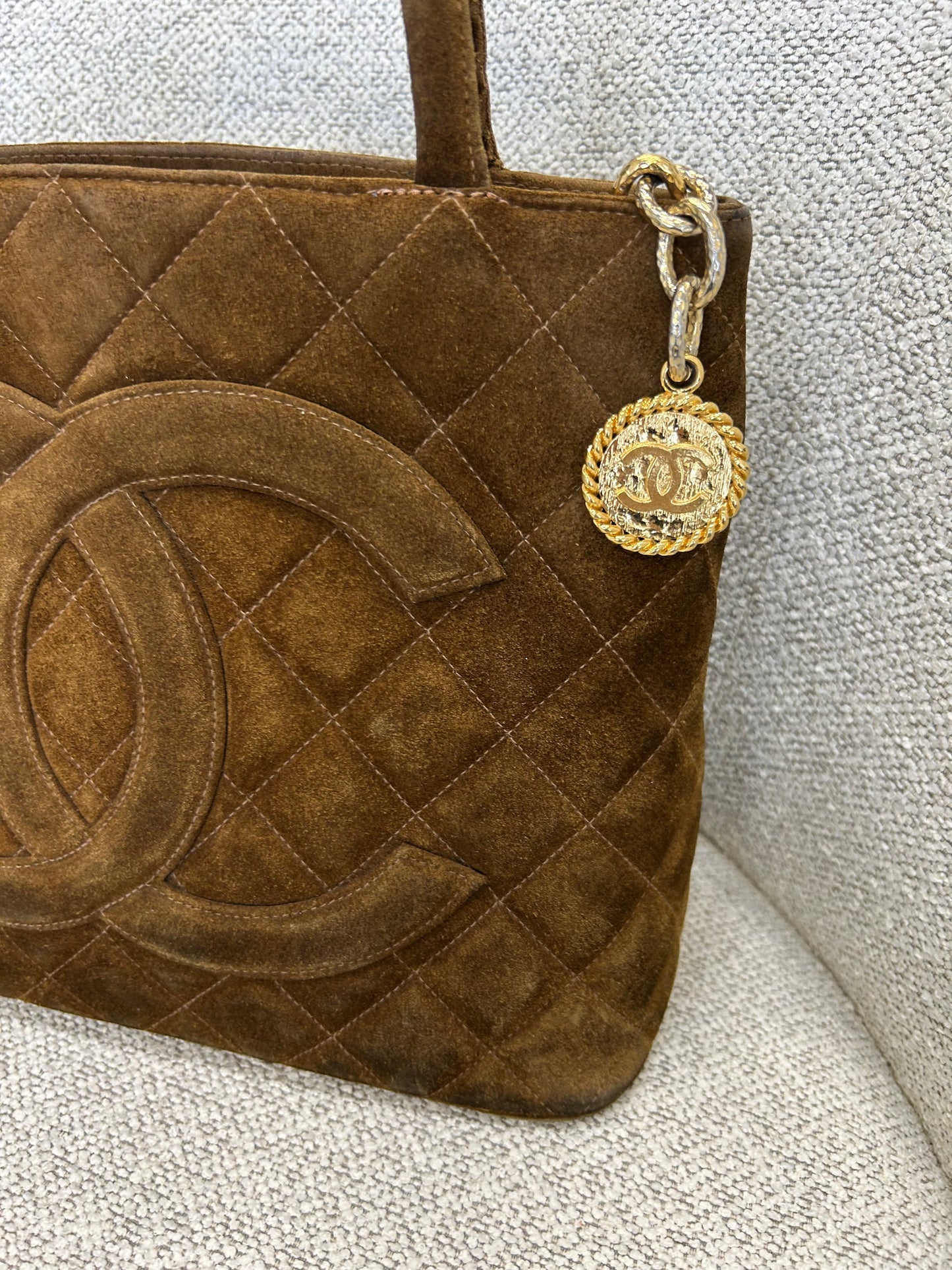Chanel Suede Medalion