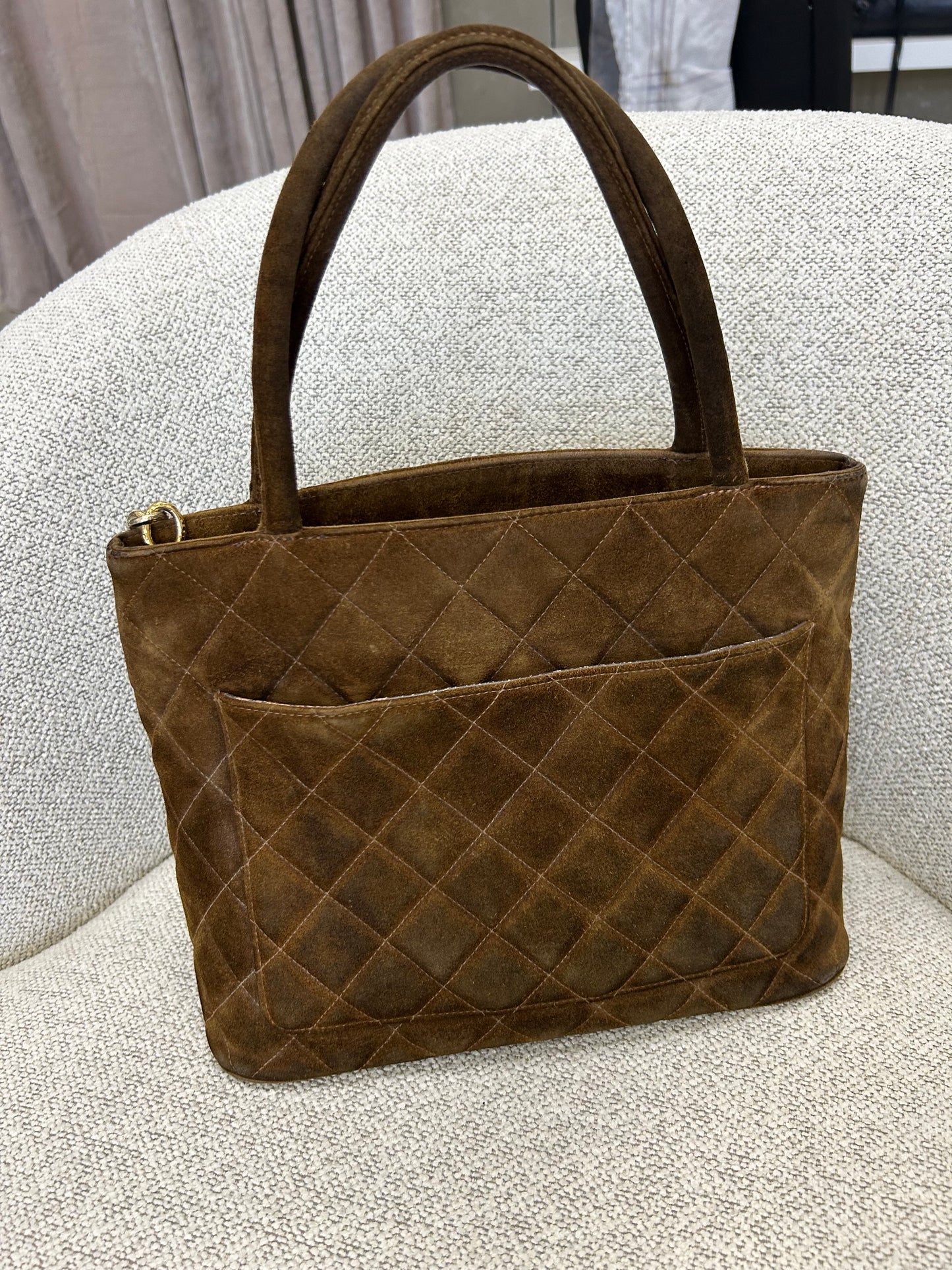 Chanel Suede Medalion