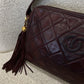 Chanel Tassel Camera Bag Burgundy