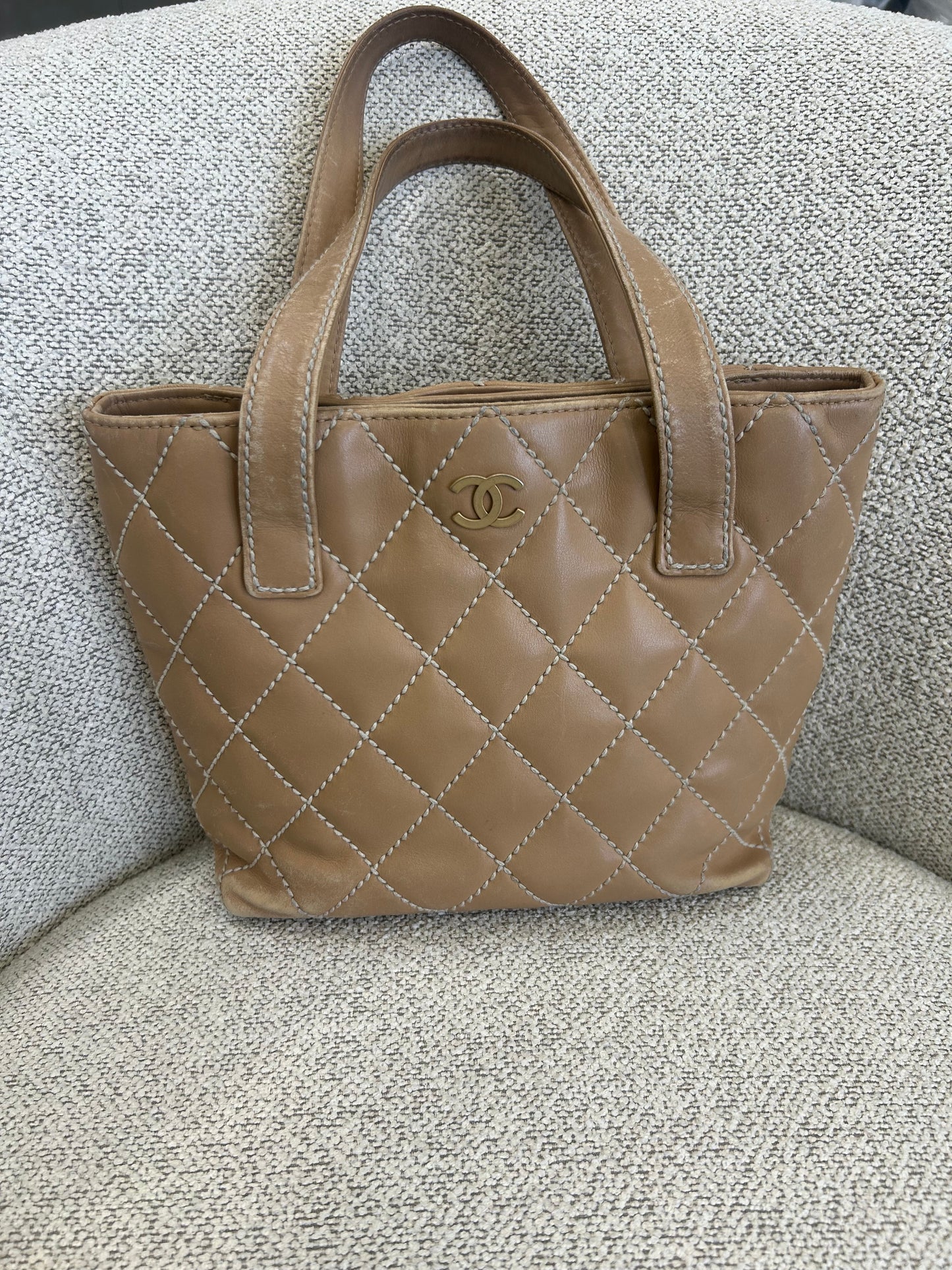 Chanel wild stitch tote
