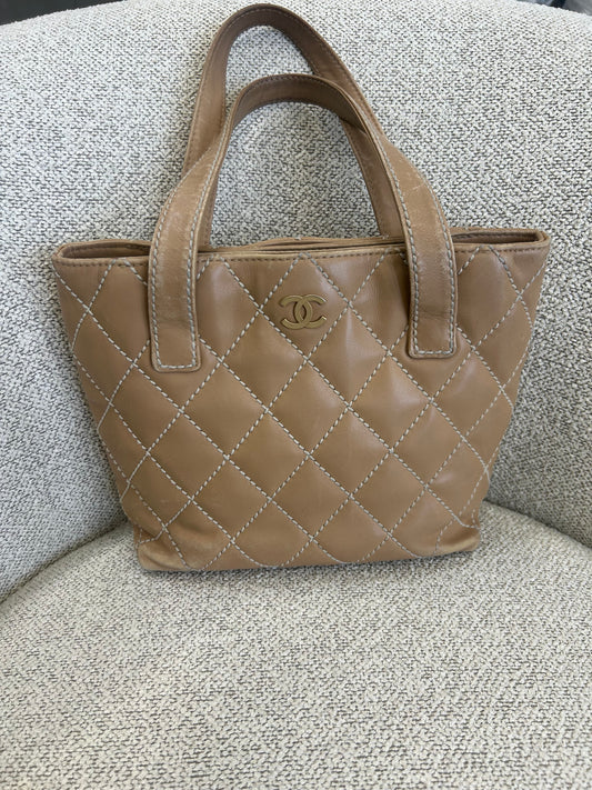 Chanel wild stitch tote