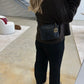 Chanel square chevron crossbody bag