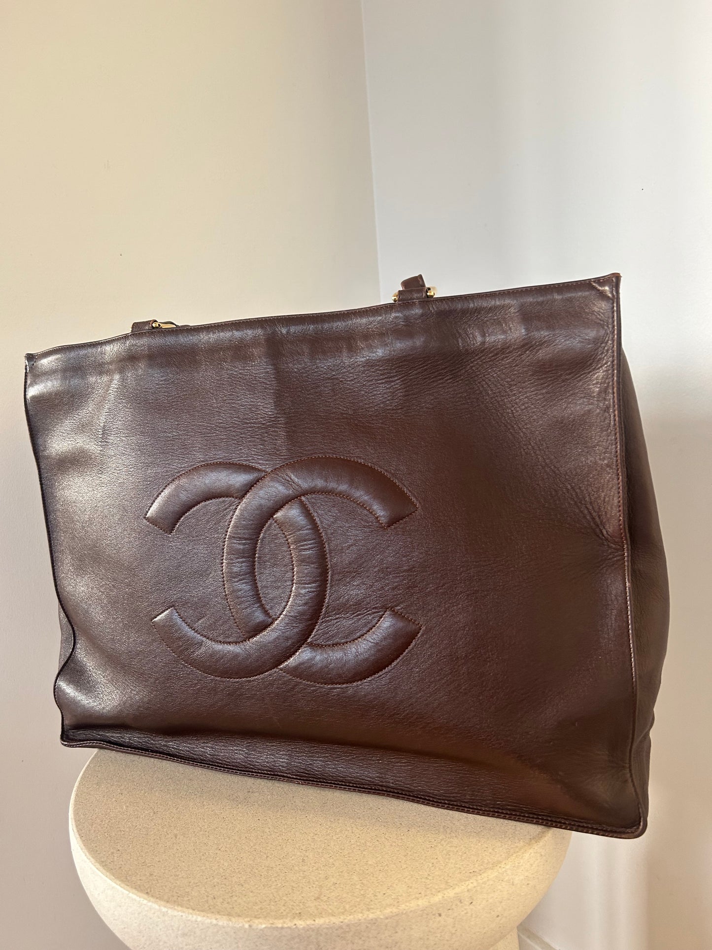 Chanel XL Brown CC Tote