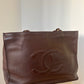 Chanel XL Brown CC Tote