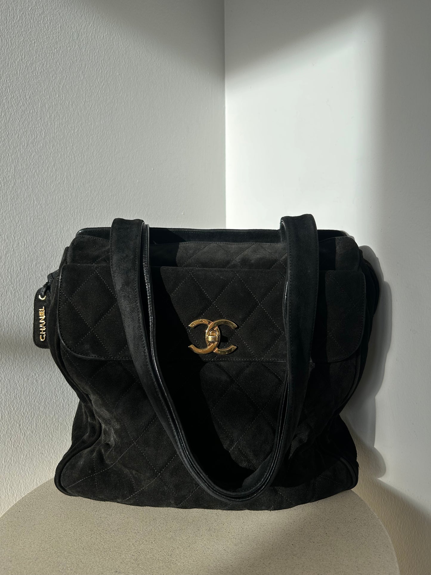 Chanel CC Tote bag suede