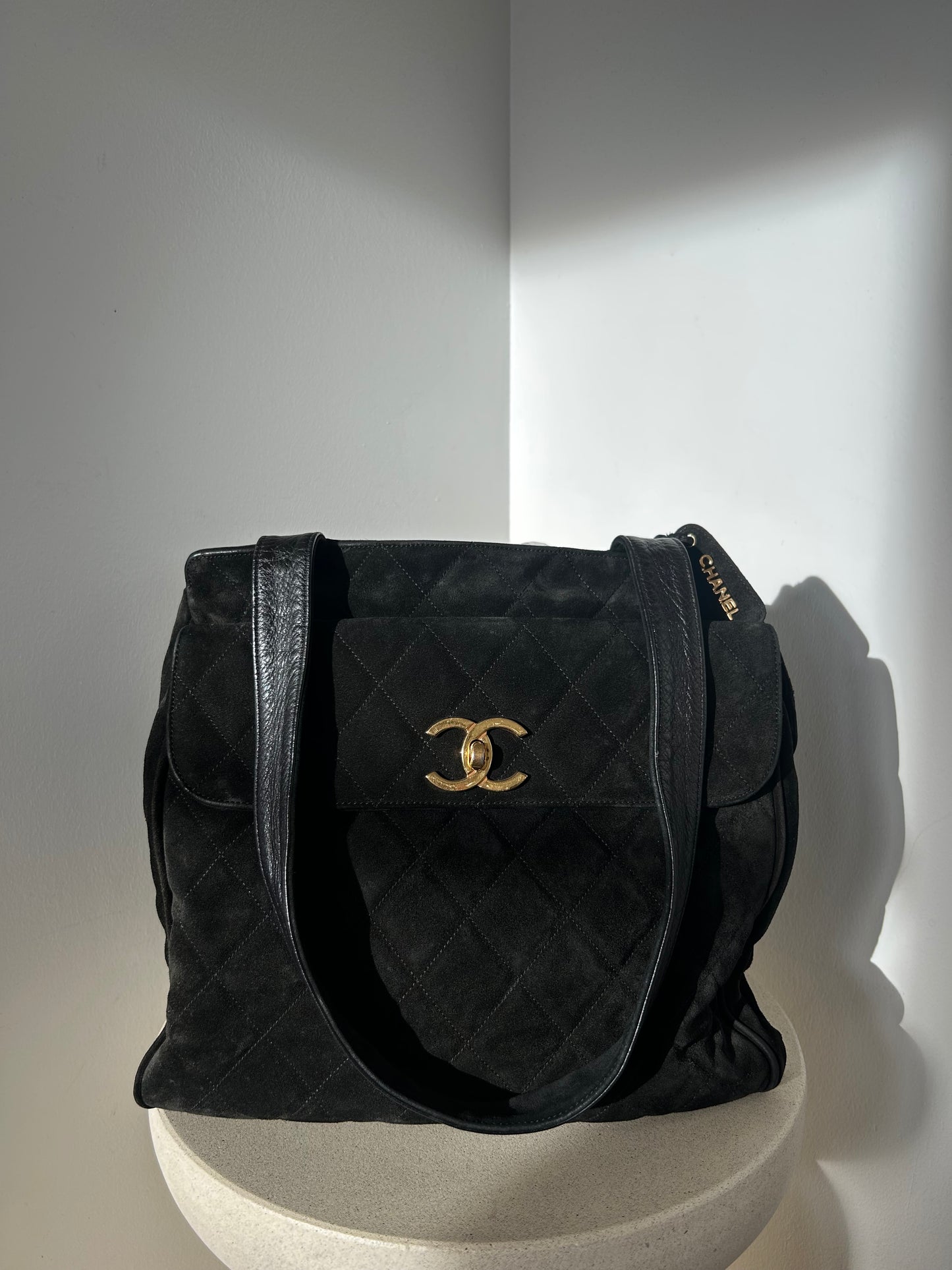 Chanel CC Tote bag suede