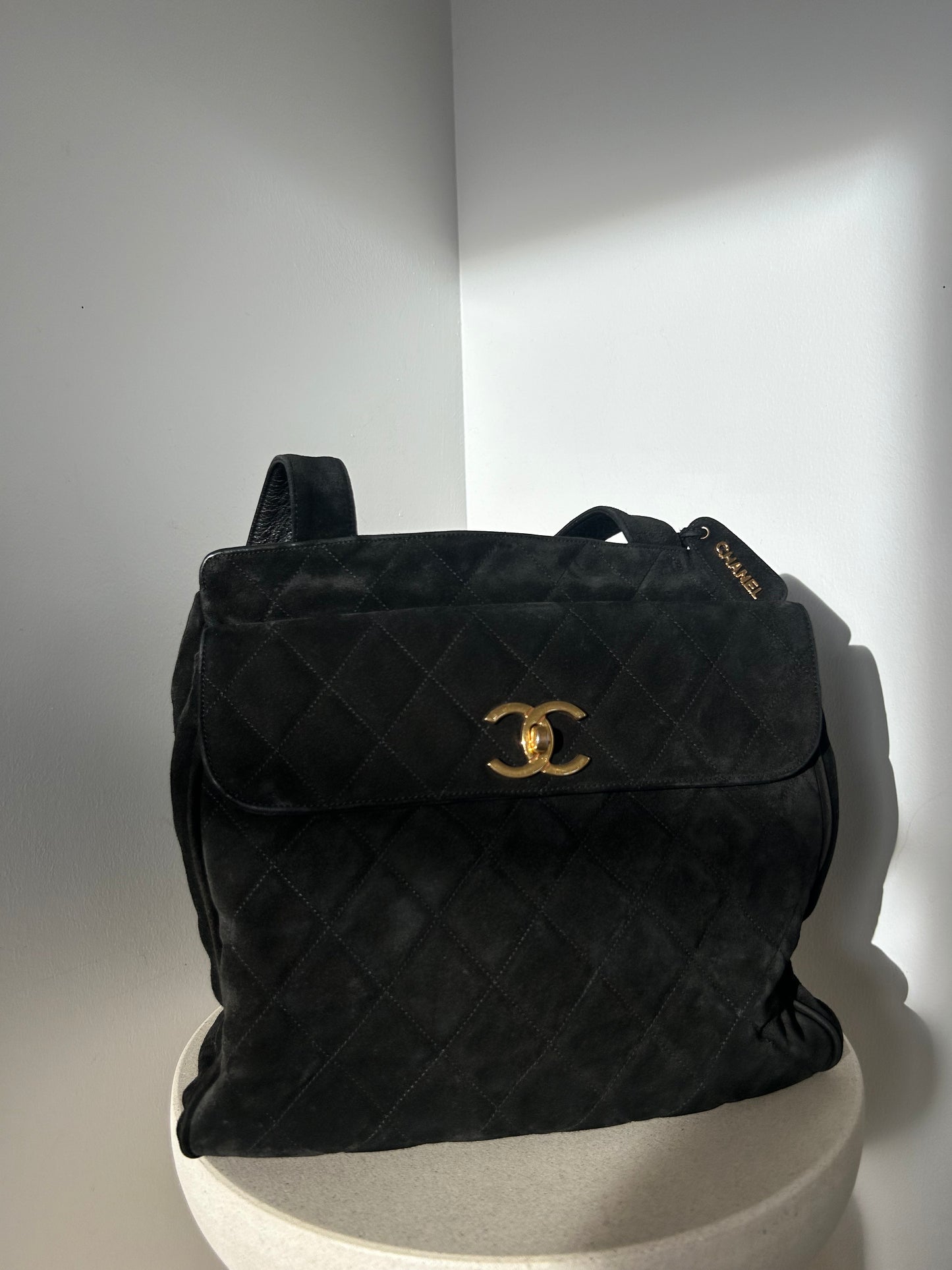 Chanel CC Tote bag suede