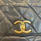 Chanel Navy Quiltet CC Tote