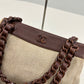 Chanel wooden CC chain bag