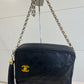 Chanel Camera Bag Black Leather