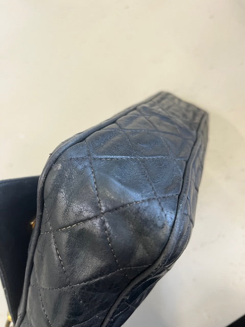 Chanel Camera Bag Black Leather