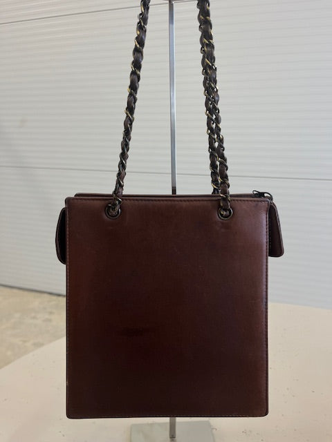Chanel Vintage Brown Tote Bag