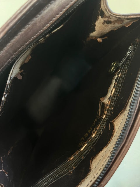 Chanel Vintage Brown Tote Bag