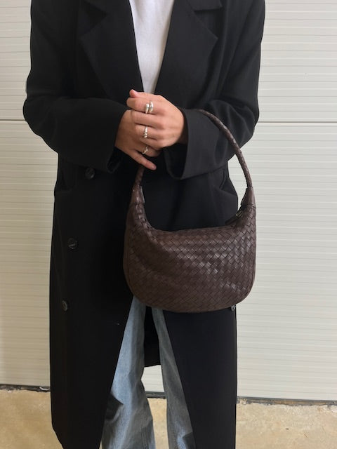 Bottega Veneta Vintage Intrecciato Brown