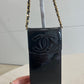 Chanel Phone Holder With Chain