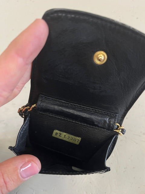 Chanel Phone Holder With Chain