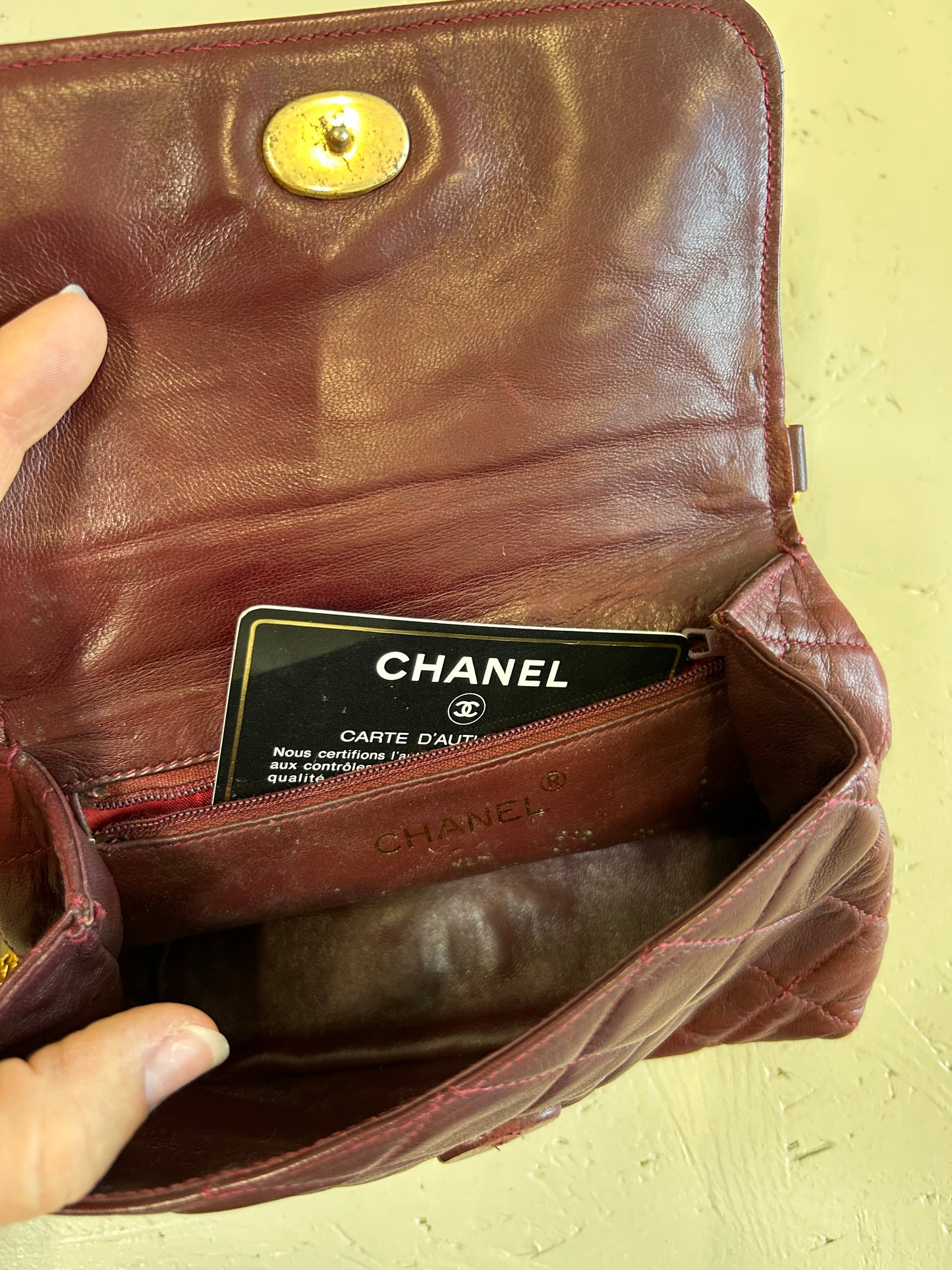 Chanel Red Crossbody Bag
