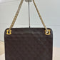 Chanel taske i brun lammeskind – Vintage skuldertaske