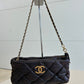 Chanel Brown Pouchette Shoulder Bag
