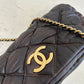 Chanel Brown Pouchette Shoulder Bag