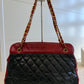 Chanel Bicolor Shoulder Bag Red/Navy