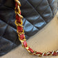 Chanel Bicolor Shoulder Bag Red/Navy