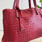 Bottega Veneta Fourre Tout Bag Red