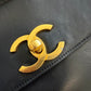 Chanel Backpack Black Leather with Gold Hardware