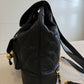 Chanel Backpack Black Leather with Gold Hardware