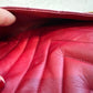 Chanel Red Chevron Quilted Shoulder Bag