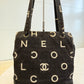 Chanel Denim Tote Logo Shoulder Bag