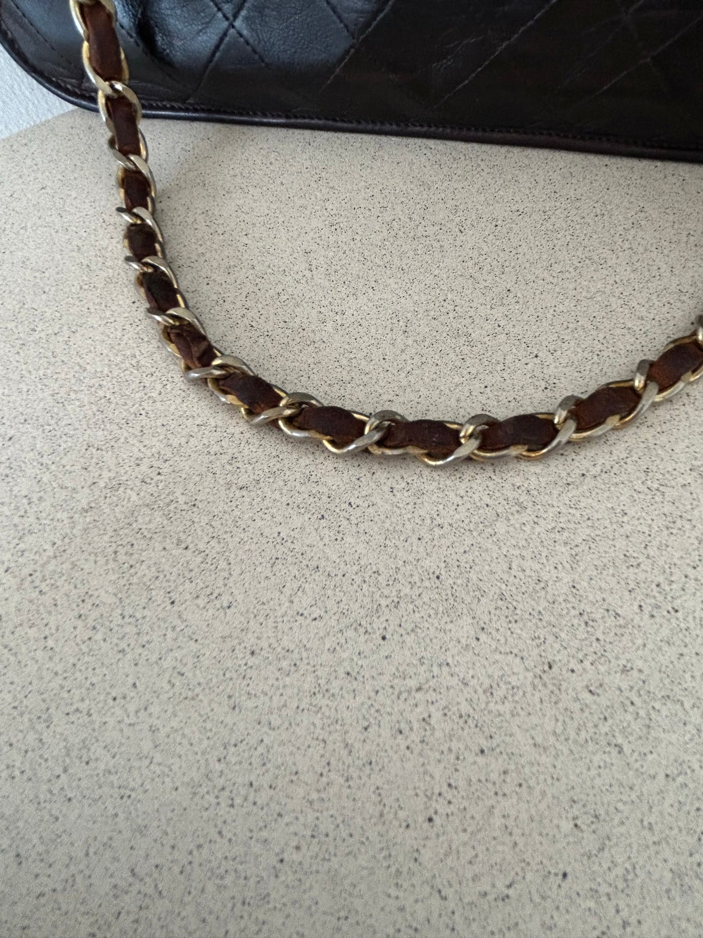 Chanel Matelasse Tote Brown