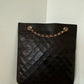 Chanel Matelasse Tote Brown