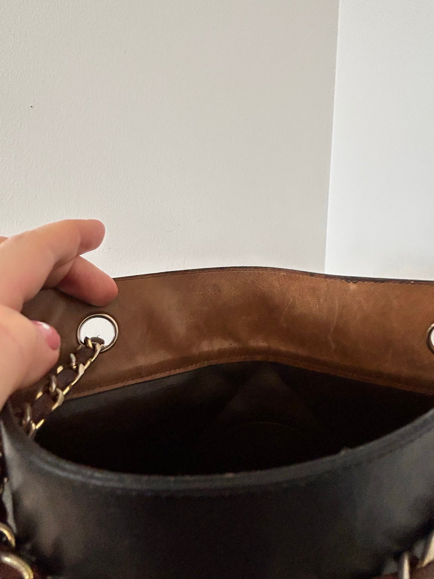 Chanel Matelasse Tote Brown