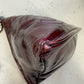 Chanel Dumpling Burgundy Patent Wristlet Bag