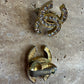 Chanel CC rhinestone Earrings