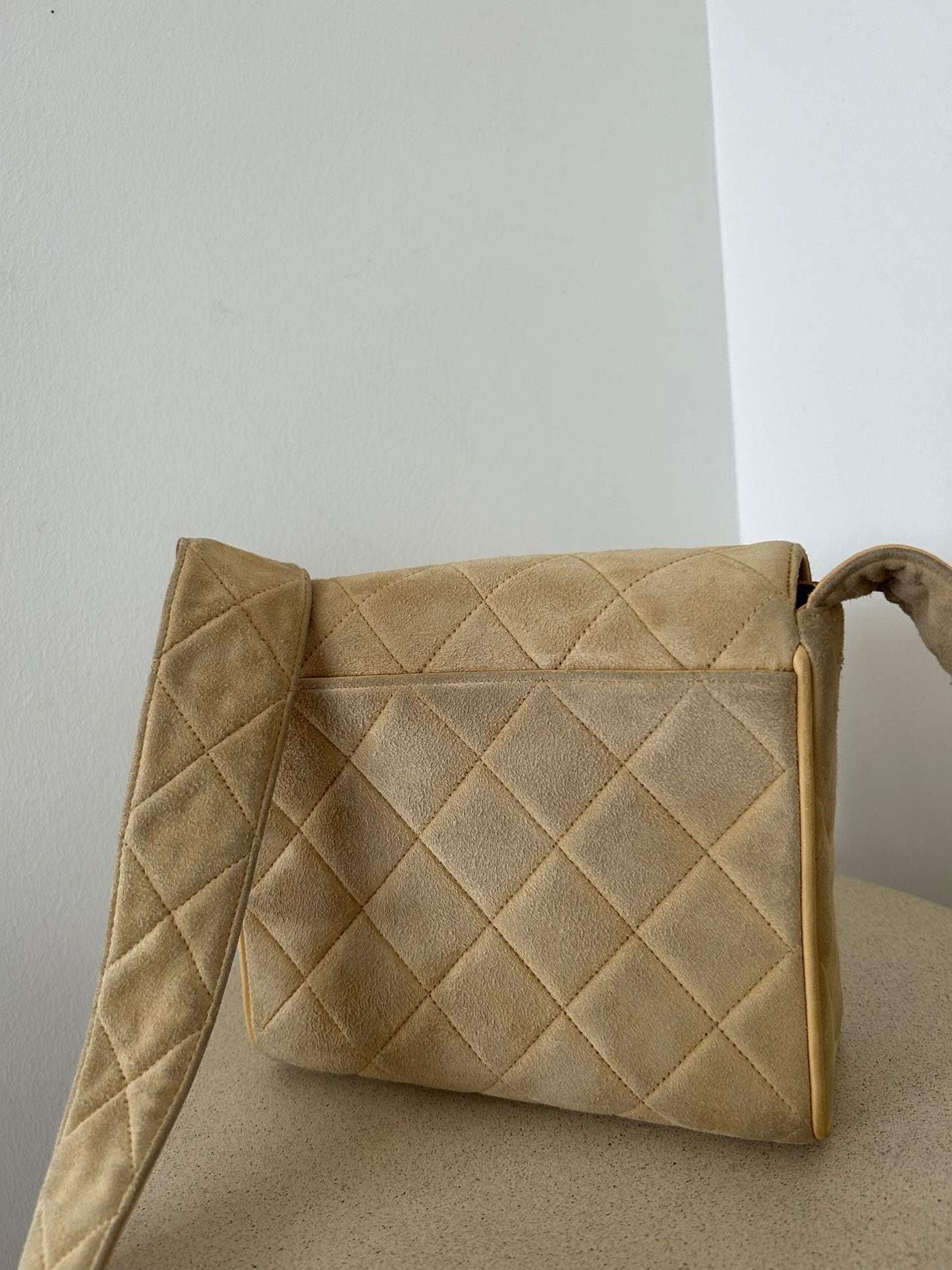 Chanel Suede Mini Square Bag