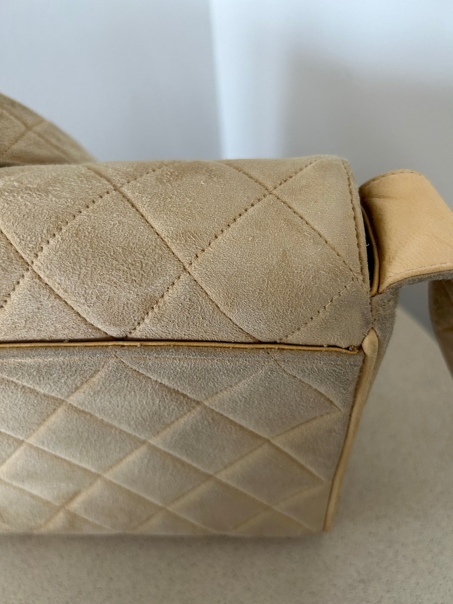 Chanel Suede Mini Square Bag