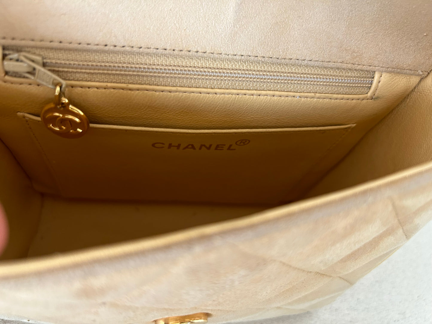Chanel Suede Mini Square Bag