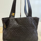 Chanel Brown Shopper Bag
