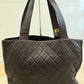 Chanel Brown Shopper Bag